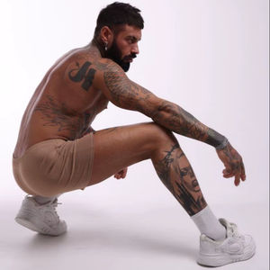 Calzoncillos Bóxer Clásicos de Algodón Beige para Hombre, Transpirables, Suaves y Cómodos, Ropa Interior de Algodón para Hombre, Distribución Global al por Mayor - Product Image 1