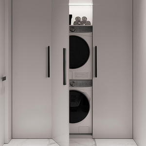 Direct Selling Aluminum Alloy Cabinet Sliding Door Handle Large Wardrobe Cabinet Long Door Wholesale Unique Novelty - Product Image 5