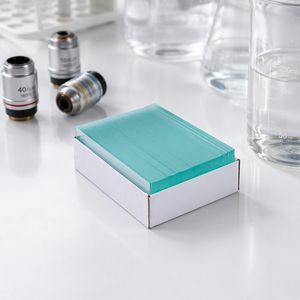 Portaobjetos de Cuarzo Personalizados con Extremo Esmerilado, Vidrio Transparente, Fabricantes OEM, Material de Vidrio para Laboratorio - Product Image 1