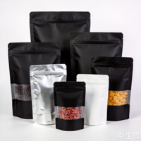 Sachet Doypack Mylar en promotion pour aliments pour animaux, noix, bonbons et gâteaux