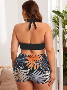 Nouveau <span class=keywords><strong>maillot</strong></span> <span class=keywords><strong>de</strong></span> <span class=keywords><strong>bain</strong></span> une pièce sexy <span class=keywords><strong>amincissant</strong></span> imprimé pour femmes grandes tailles, bikini tendance pour les sources chaudes - Product Image 3