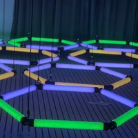 Nouveau système cinétique de treuil de lumière hexagonale de DMX