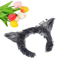 Хорошая цена, плюшевая повязка для волос с ушками волка, Детские аксессуары для волос, повязка для волос с ушками волка - Product Image 3