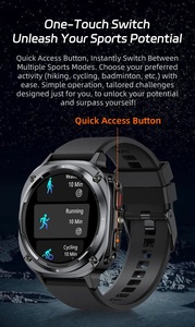 1.85" HD Screen Smart <b>Watch</b> Heart Rate Blood SpO2 Monitor Fitness Tracker IP68 Waterproof Call Smartwatch - Product Image 3