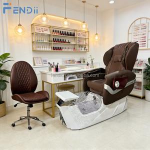 <span class=keywords><strong>2026</strong></span> Professionelle Nagelstudio-Möbel Luxuriöser Elektrischer Rohrloser Fuß-Spa-<span class=keywords><strong>Massage</strong></span>-Pediküre-Stuhl mit Schüssel - Product Image 1