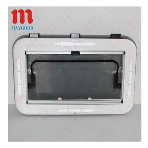 Vente chaude 500x500mm ouverture manuelle en aluminium cadre supérieur RV toit fenêtre lucarne pour camping-car - Product Image 3