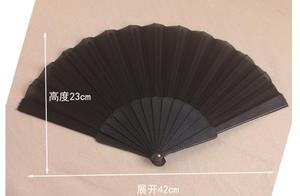 Venta Directa de Fábrica, Abanico de Mano Plano de Plástico Ecológico Personalizable de 23 cm, Diseño de Ángel del Amor Anime, para Pascua, Navidad, Año Nuevo - Product Image 3