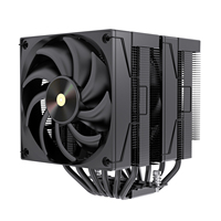 LOVINGCOOL 260W TDP Dual Tower CPU Air Cooler 120mm PWM 4Pin Matte Texture Top Ready Ship in Stock OEM Intel AMD Desktop PC Case