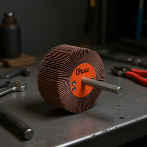 ล้อขัดแบบแผ่น Abrasive Flap Wheel ขนาด 40x20 มม. แกน 6 มม. วัสดุคอรันดัม - Product Image 3