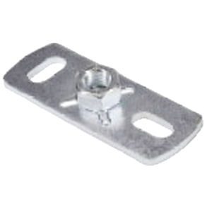 Placa de Acero Galvanizado para Collares Suspendidos en Paredes M8 - Product Image 1