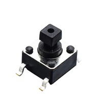 Interrupteur tactile SMD 6*6 4 broches, tête carrée, interrupteur tactile SMD