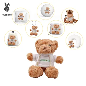 Custom soft baby stuffed toys cute animal pillow wholesale pet dog cat toys custom plush toy gift for kids