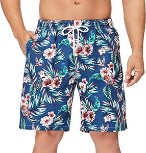 Bañador de surf ligero de secado rápido informal para hombre con diseño personalizado al por mayor estampado de poliéster 100% ecológico - Product Image 2