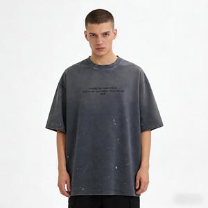 Proveedor OEM Profesional de Camisetas Streetwear: Diseño Coordinado, Estilo Desgastado, Marca Personalizada, Venta al Por Mayor - Product Image 3