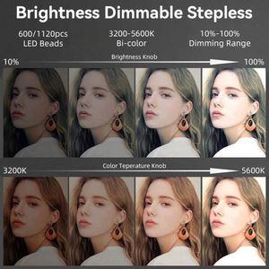 Kit d'éclairage vidéo LED RGB X621 40W 2700-6500K 660 Pro, lumière vidéo LED de jour pour studio photo - Product Image 2