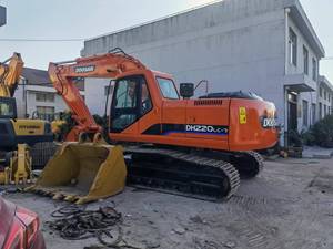 Equipo de Construcción Usado Original, Excavadora Hidráulica de Orugas, cat DOSSAN dh 150LC 220LC-7 225LC-7 300LC-7 370LC-7, Precio Bajo - Product Image 6