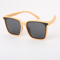 Lunettes de soleil carrées pour enfants, monture intégrale, verres PC AC, protection UV400, couleurs Pantone, unisexe, OEM, activités de plein air