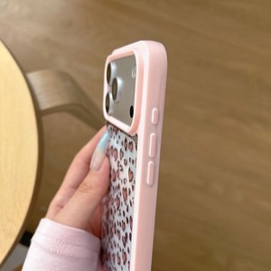 Funda de teléfono transparente con estampado de leopardo y flores para iPhone 17Air 16plus 15 14 13 12 11 pro max, cubierta acrílica transparente de fábrica - Product Image 3