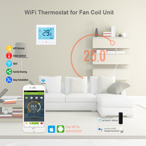 Termostato Inteligente Wifi para Habitación con Pantalla Táctil Programable para Aire Acondicionado Central CCST1001, Pantalla Táctil que Brinda Control Intuitivo - Product Image 5