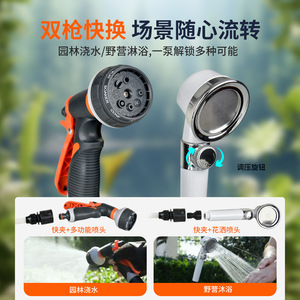 Portable High Pressure Water Pump 2.0-2.9 Gpm Rechargeable Adjustable Pressure For Garden Car Wash Outdoor Use - Product Image 4