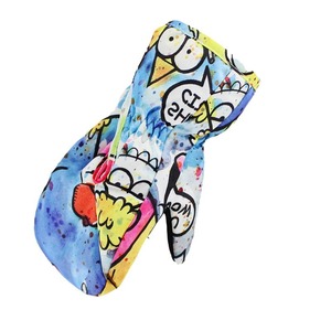 Gants de ski pour enfants, pour filles, coupe-vent, imperméables, en fibre de polyester, mitaines d'hiver, protection des mains épaissie - Product Image 1