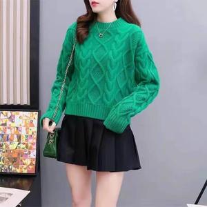 Nuovo Maglione Invernale da Donna, Set con Felpa e Pantaloni a Vita Alta, Maglieria Oversize - Product Image 5