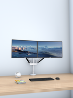 BEWISER D202 — support de moniteur lcd double pliable, réglable, pour ordinateur, bras