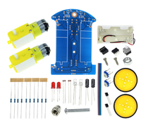 Kits de châssis de voiture robot intelligente 4/2WD 2019 avec encodeur de vitesse pour Arduino 51 M26, kit de voiture robot intelligente DIY pour l'éducation des étudiants et des enfants