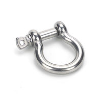 D manille de levage d'arc 4 5 6 8 10 12 14 16 18 20 22 25mm en acier inoxydable