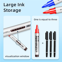 Marqueur à pointe bille 2 mm à encre liquide directe, grande capacité, séchage rapide, encre permanente, personnalisable avec logo – Vente en gros