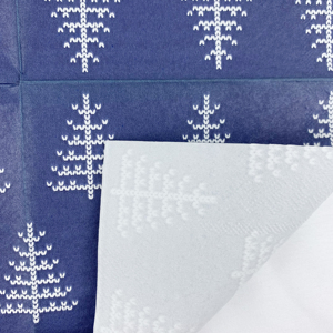 Serviettes en <span class=keywords><strong>papier</strong></span> jetables bleues personnalisées avec logo, pour fête, arbre <span class=keywords><strong>de</strong></span> Noël, serviettes en <span class=keywords><strong>papier</strong></span> imprimées - Product Image 6