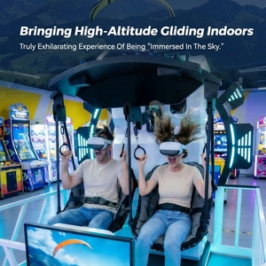 <span class=keywords><strong>Simulateur</strong></span> de Parapente VR Commercial Intérieur pour 2 Joueurs, Jeu de Vol Dynamique en Parapente, Cinéma de Réalité Virtuelle 9D - Product Image 1