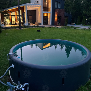 <span class=keywords><strong>Piscina</strong></span> Inflable Redonda con Cubierta, <span class=keywords><strong>Piscina</strong></span> Elevada Rígida de DWF para Uso Familiar en el Patio Trasero y Uso Comercial - Product Image 3