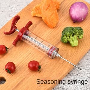 Jeringa Inyectora de Carne de Acero Inoxidable al por Mayor, Kit para Marinar y Sazonar Pollo, Pavo y Asados, Herramienta de Cocina con Aguja - Product Image 2