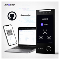Feocey FCV4905 Escáner de código biométrico y QR con visión nocturna Linux Control de acceso de asistencia de tiempo Reconocimiento facial con Sdk gratuito