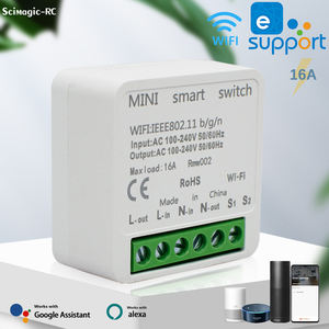 Interrupteur intelligent WiFi 16A EWeLink 2 voies, disjoncteur DIY avec minuterie, fonctionne avec Alexa, <span class=keywords><strong>Google</strong></span> Home, SmartThings pour l'automatisation de la maison - Product Image 4