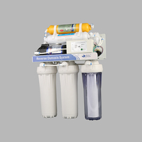 Sistema de Purificación de Agua por Ósmosis Inversa de 6 Etapas, Eléctrico, Comercial, Bajo Fregadero, Ecológico, con Apagado Automático y Autolimpieza