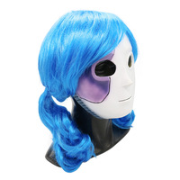 Fête Mascarade Halloween Masques Visage Horreur Masque De Sally Masque Avec Cheveux Perruques Cosplay Costume