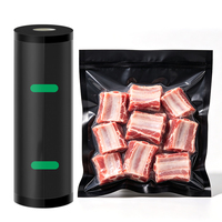Sacs de conservation sous vide pour aliments - Sacs transparents noirs recyclables en PE thermoscellables - Utilisation pour salades, aliments pour bébés, chewing-gums, lait, gelée