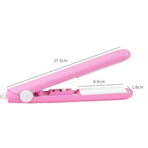 Mini lisseur de cheveux, fer à lisser thermostatique électrique pour cheveux secs et humides, outils de coiffure tendance - Product Image 2
