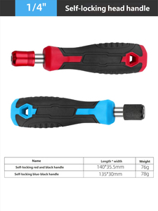 Đa chức năng Công nghiệp Chrome screwdriver <span class=keywords><strong>bit</strong></span> 1/4 inch Ratchet xử lý OEM tự khóa cơ khí sửa chữa thiết bị điện tử DIY - Product Image 2