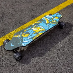 Самый популярный электрический Лонгборд скейтборд с дистанционным управлением W-образной формы