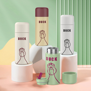 2024 New 3d Printed <b>Straw</b> Vacuum Style Mug Cute Stainless Steel Water <b>Bottle</b> Custom Colors - Product Image 1