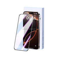 Protection d'écran en verre trempé anti-rayures haute transparence 9H 2.5D HD pour 16 Plus Pro Max