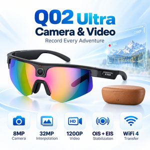 Nouvelles Lunettes Intelligentes Q02 ULTRA AI 2026 avec Caméra HD 800W, Traduction IA, Assistant Vocal, Appels Bluetooth et Fonctionnalités Sportives - Product Image 2