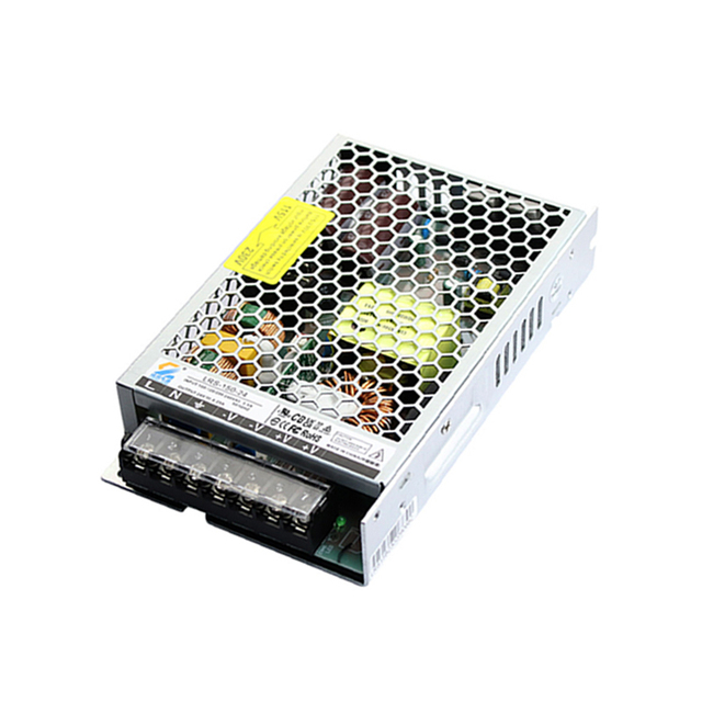 Single Output AC-DC 220V 24V IP67 Dimmable LED Strip Driver 12.5A 150W High Efficiency Power Supply