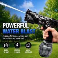 Pistol Air Semprot Air Bertekanan Tinggi, Cepat, dan Kuat untuk Anak-anak, Jangkauan Jauh, Ukuran Besar