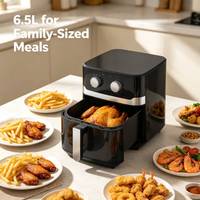 Nouvelle Conception Friteuse à Air Chaud 6,5L Sans Huile Mécanique avec Fenêtre pour Cuisine Domestique – Prix Abordable