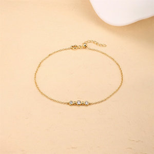 Pulsera de Moda CANNER, Diseño Minimalista con Corazón y Flor, Zirconia Cúbica, Plata 925, Gran Venta - Product Image 4