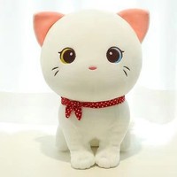 Bantal Boneka Kucing Kartun Kreatif Berkualitas Tinggi, Bantal Empuk, Mainan Plush, Hadiah Natal